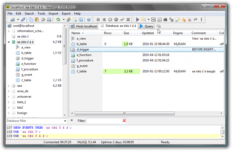 database